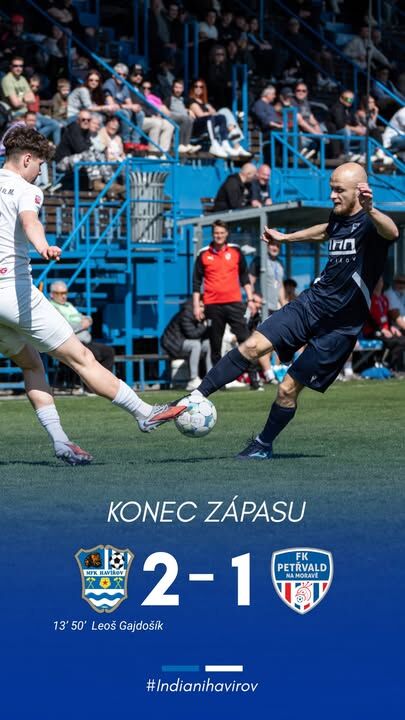 Velikonoční body zůstávají doma 💙🐣⚽
Děkujeme za podporu!

Základní sestava:
D. Matěj – V. Wala, T. Cabadaj, M. Blahuta – E. Puchel, S. Hrabec (60’ R. Kálay), L. Gajdošík, V. Hajnoš – P. Zupko, D. Berek (60’ J. Teplý), D. Smékal
 
⚽️⚽️ 

#mfkhavirov #indianihavirov #havirovskyfotbal