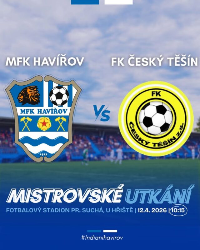 V neděli v 10:15 tě čekáme ⚽️💙 

#domaciutkani #mistrovskeutkani #mfkhavirov #indianihavirov