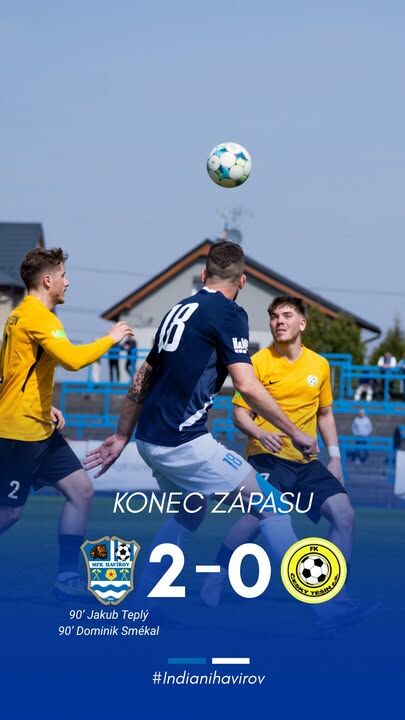 Dvě rychlé branky v samotném závěru rozhodly o dnešním výsledku. ⚽️🔵⚪️
Děkujeme 💙
Základní sestava:
D. Matěj – V. Wala, T. Cabadaj (57’ P. K. Zdunek), M. Blahuta –
E. Puchel (57’ S. Hrabec, M. Szewieczek), L. Gajdošík (64’ R. Kálay), V. Hajnoš, T. Wojnar –
P. Zupko, D. Berek (57’ J. Teplý), D. Smékal

⚽️ @teplajs 
⚽️ @dominik4smekal 

#mfkhavirov #indianihavirov #havirovskyfotbal #fyp #relatable