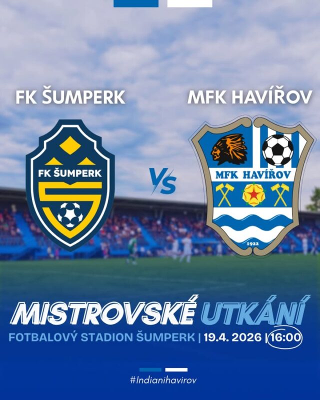 Další výzva před námi.
Šumperk, neděle, 16:00. ⚽️⚪️🔵

#zapasvenku #mfkhavirov #indianihavirov